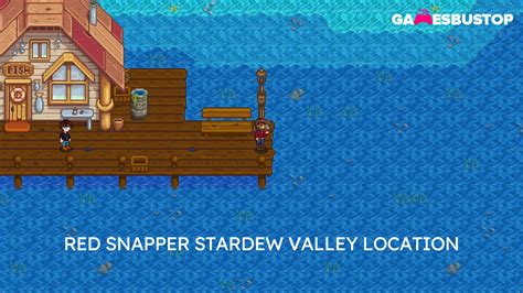 stardew farming skill|stardew valley red snapper location.